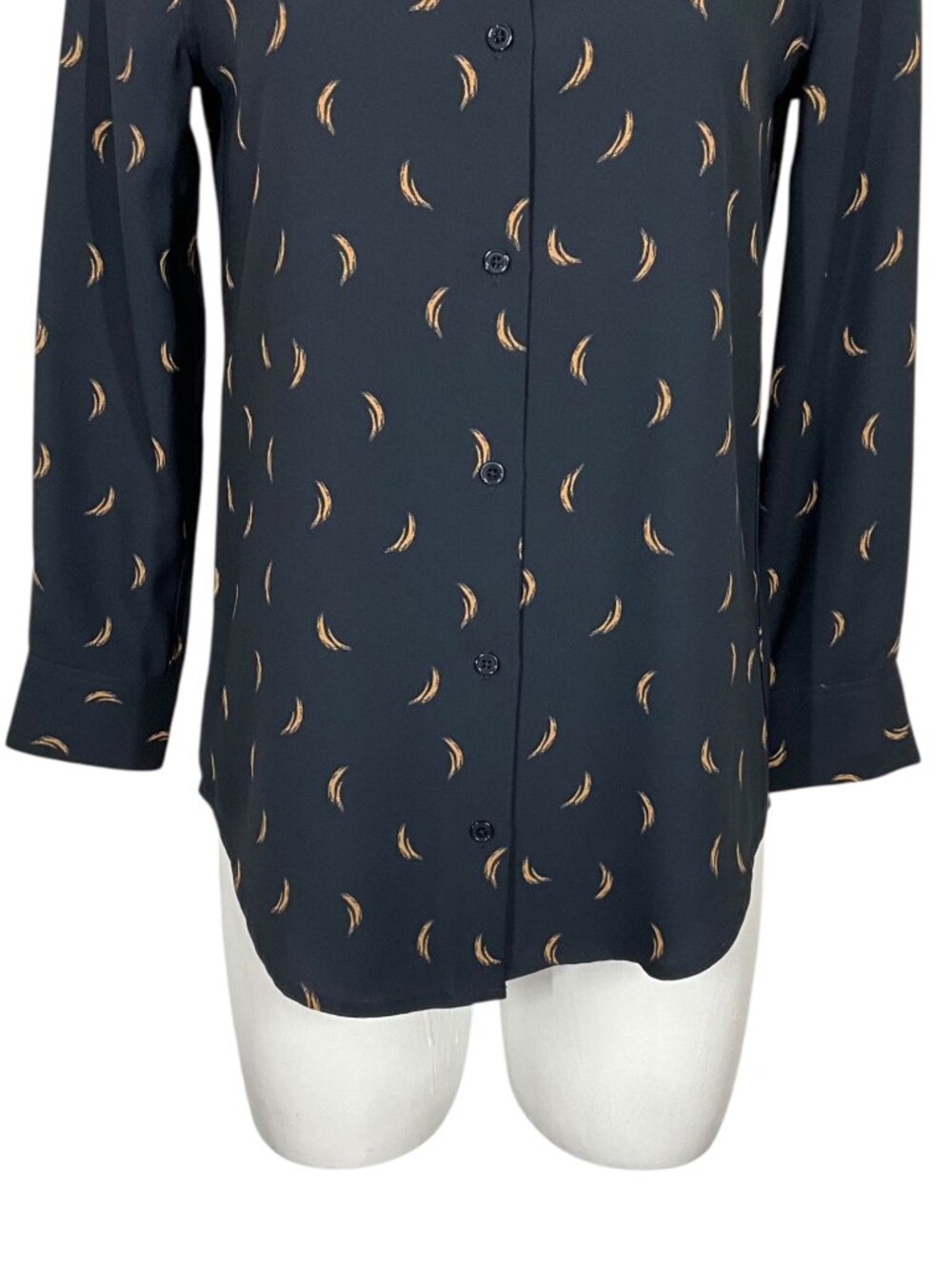 Equipment Femme Button Front Shirt Blouse XS Long Sleeve - Picture 13 of 16